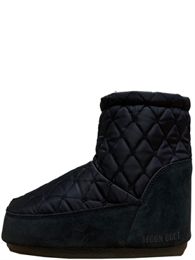 Moon Boot Icon Low Nolace Quilted Black Boots